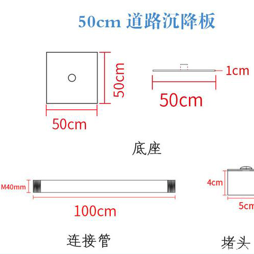 宝鸡沉降板规格型号如何选择？